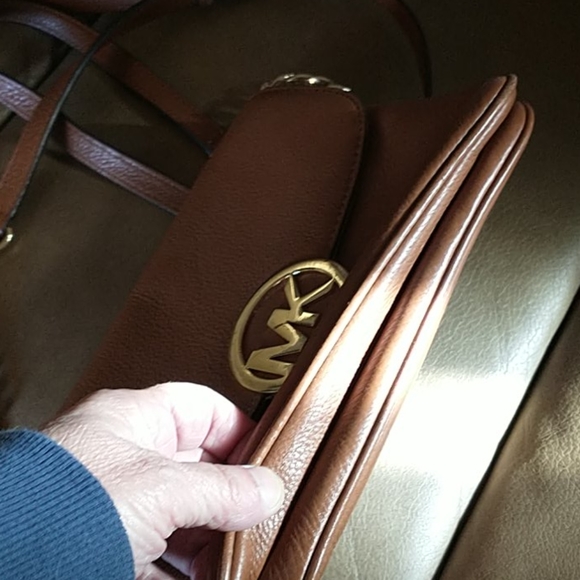 Michael Kors Leather Crossbody - Picture 4 of 10